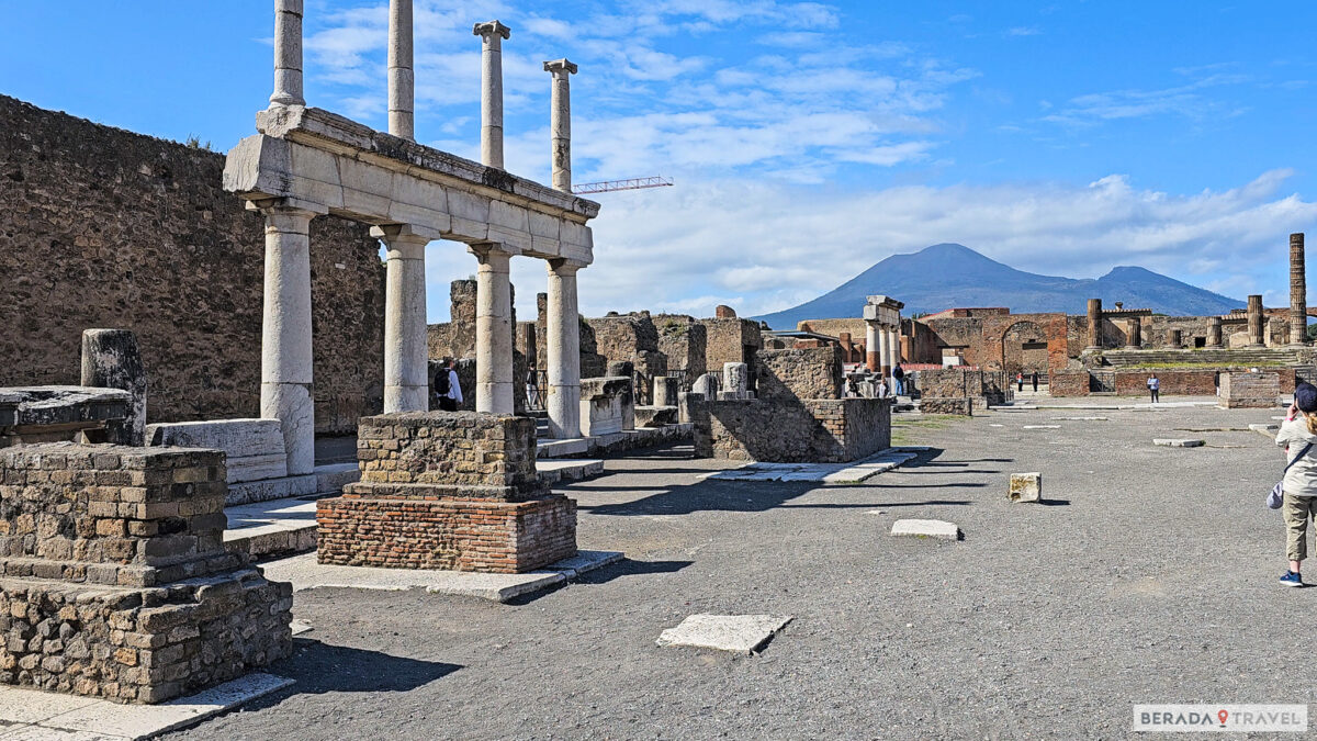 Vista del Vesuvio