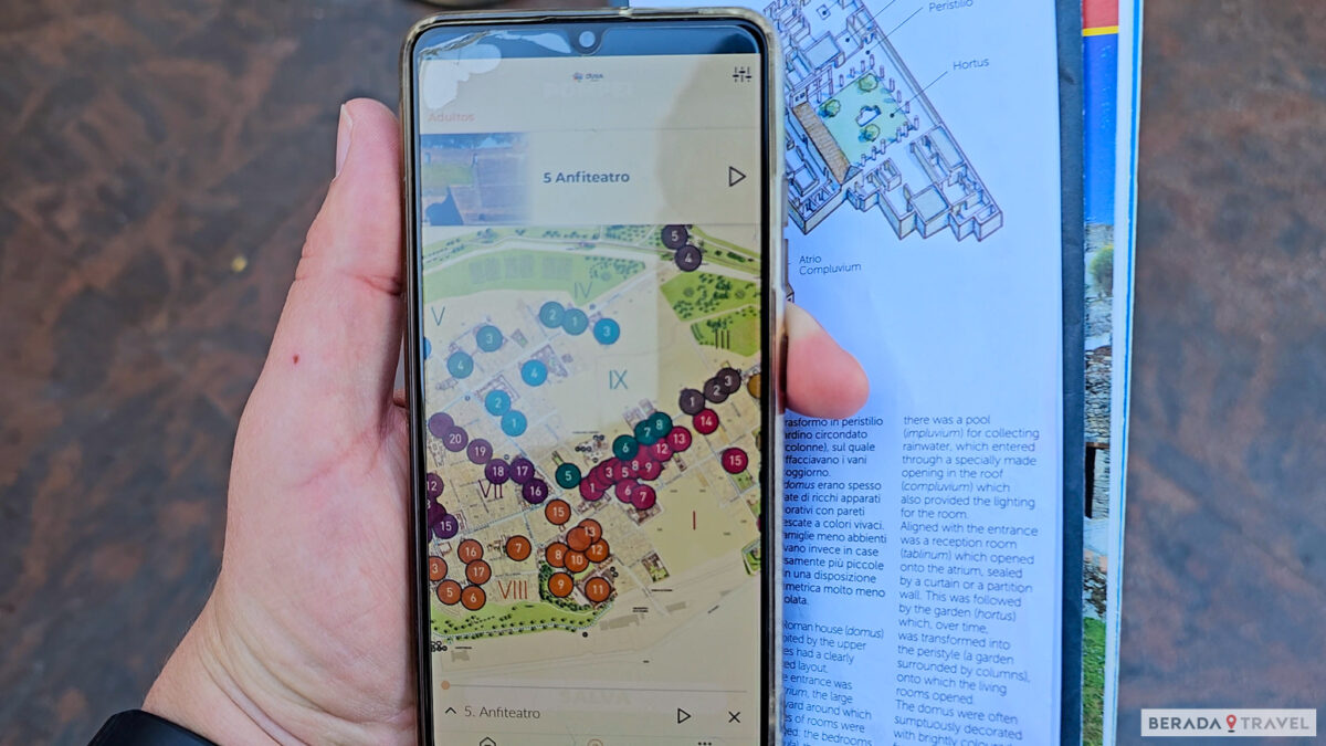 Audioguida con mappa