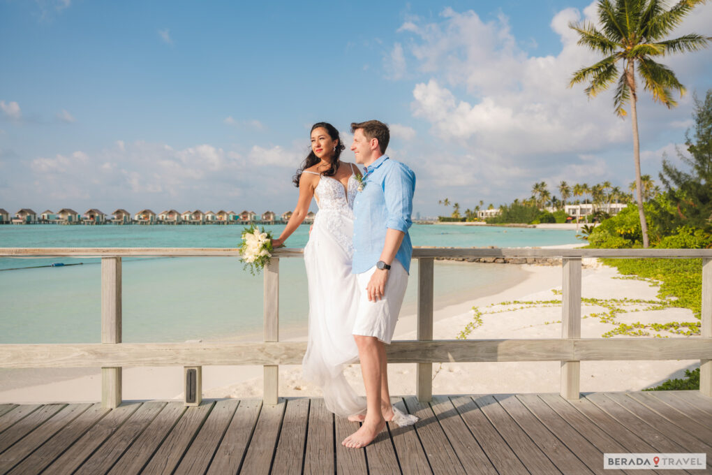 Hard Rock Maldives wedding ceremony on the beach