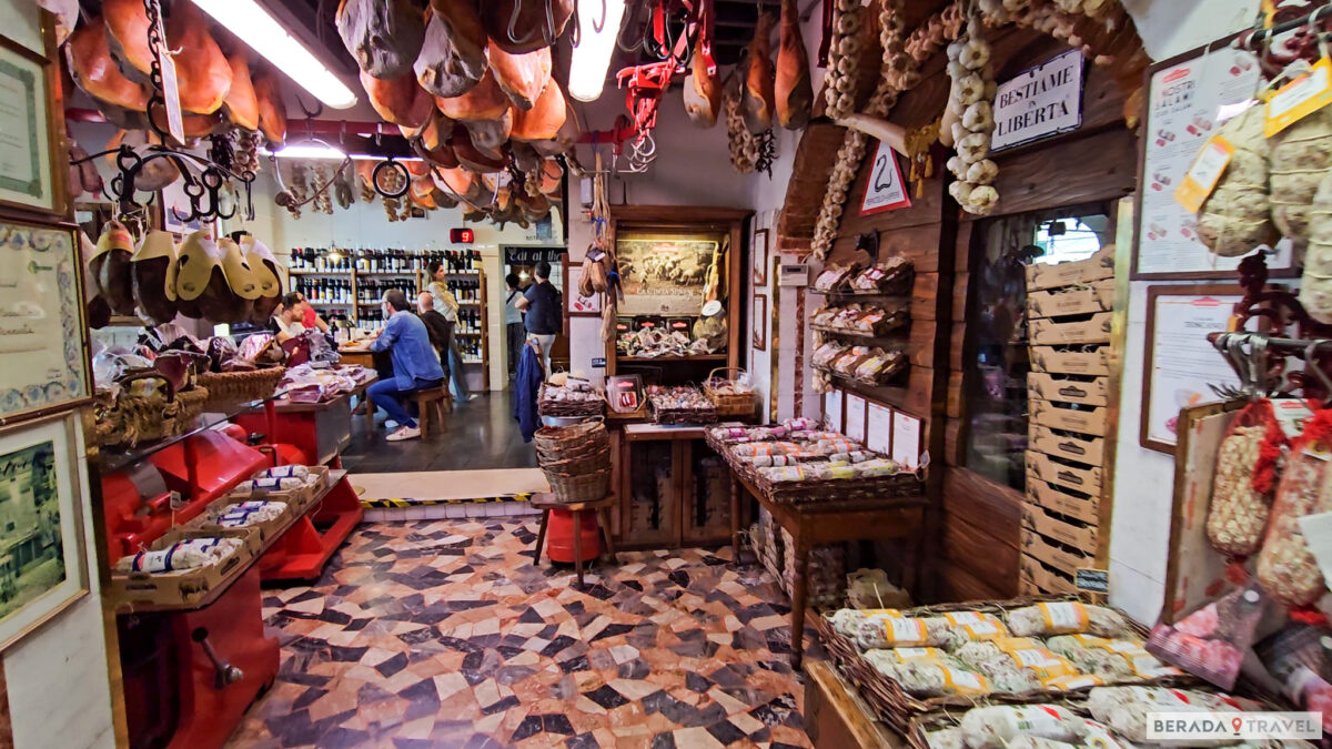 Selezione di salumi di Greve in Chianti