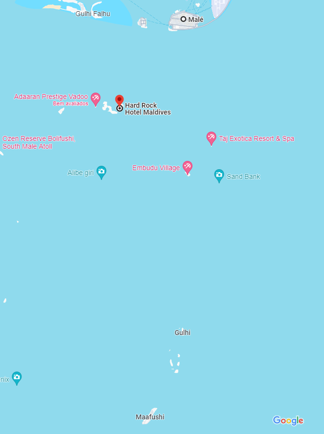 Map of the Maldives