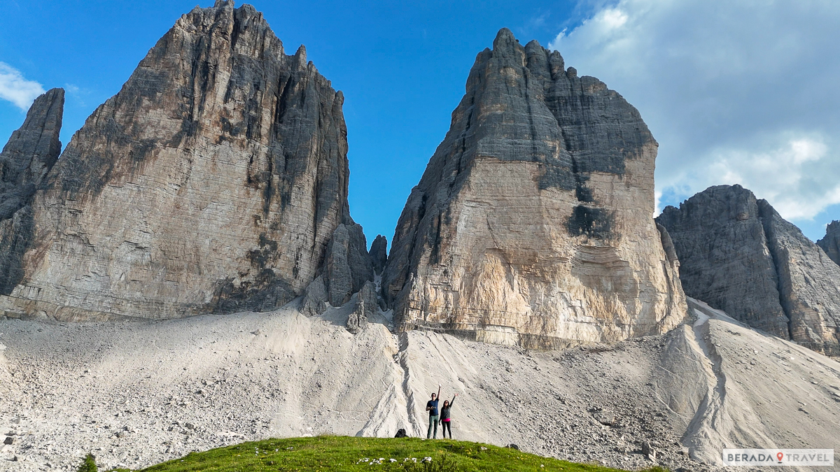 Tre Cime di Lavaredo views along the trail