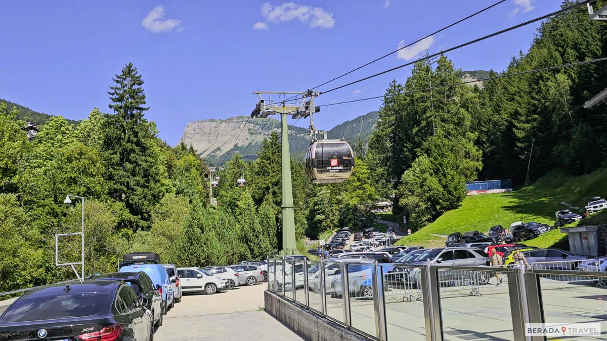 Parcheggio vicino alla partenza degli impianti